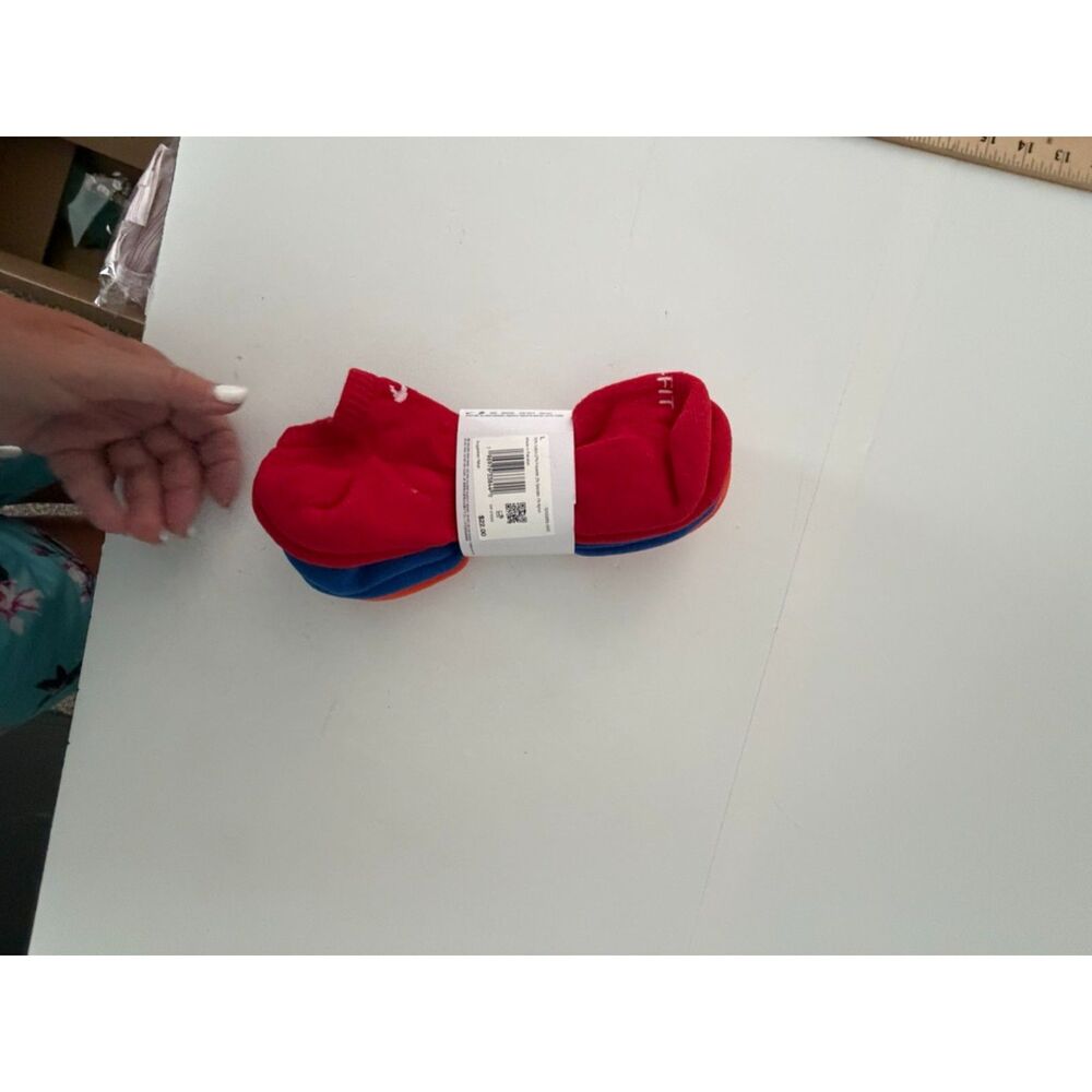 Nike DriFit ankle socks 3 pk - Picture 4 of 6